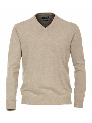 CASAMODA V-Pullover für Herren in beige