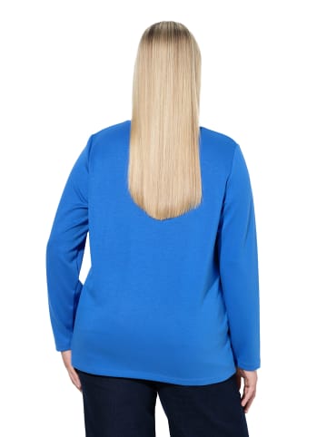 Ulla Popken Sweatshirt in pfauenblau