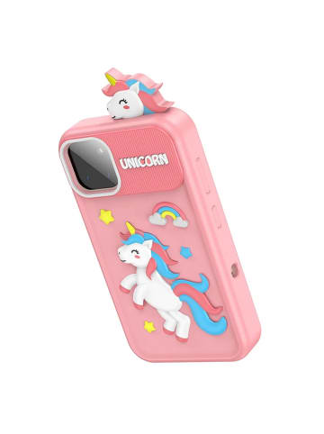 HOCO Gaming Smartphone für Kinder 2,8 Zoll, 1000 mAh, 240 × 320 in Pink