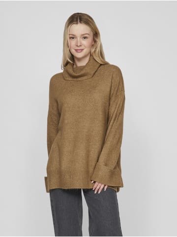 Vila Strickpullover in Gothic Olive