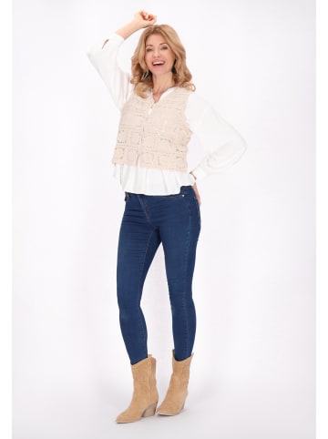 VIRITA Women Vest in Cream
