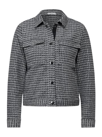 Cecil Kurze Jacquard Jacke in Black