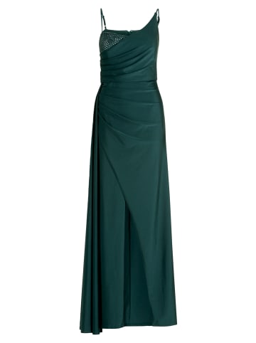 Vera Mont Abendkleid mit Schmucksteinen in Dusty Slate
