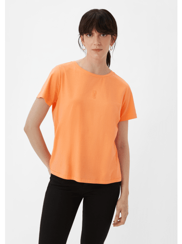 Comma CI T-Shirt kurzarm in Orange