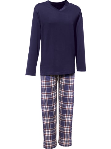 Erwin Müller Single-Jersey Schlafanzug in marine