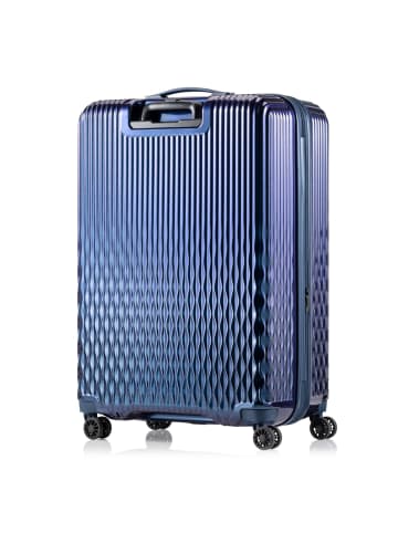 Pack Easy Flow 4 Rollen Trolley L 75 cm mit Dehnfalte in moroccan blau