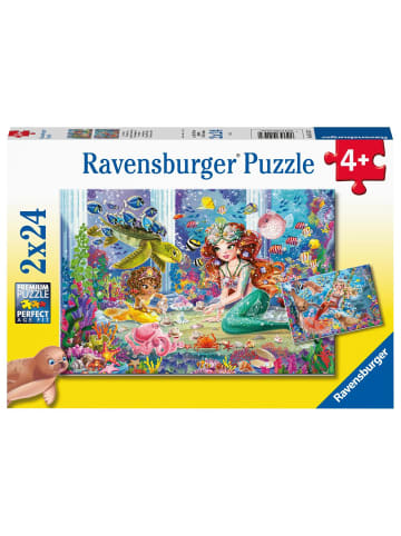 Ravensburger Ravensburger Kinderpuzzle - 05147 Zauberhafte Meerjungfrauen - Puzzle für...