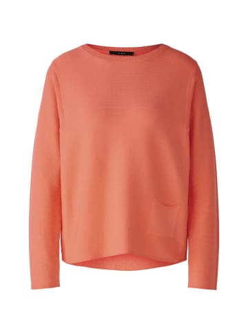 Oui Pullover KEIKO 100% Bio-Baumwolle in hot coral