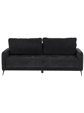 Beliani 3-Sitzer Sofa HEMING in Schwarz - (W) 200 x (H) 88 x (L) 90 cm