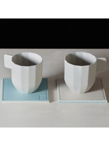 FREEFORM FREEFORM | Untersetzer, DUO, mint/elfenbein, 10 x 1