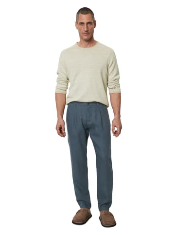 Marc O'Polo Leinenhose Modell OSBY jogger pleats in moon stone