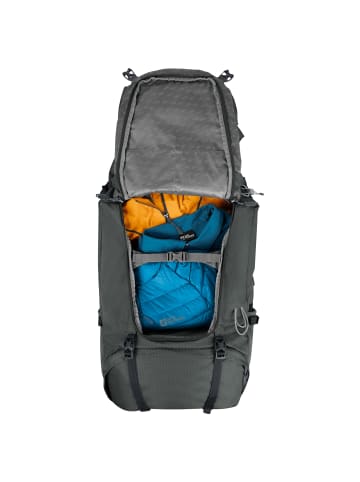 Jack Wolfskin Men's Denali 75+10 - Trekkingrucksack 75 cm in slate green