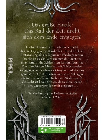 PIPER Das Rad der Zeit 14 | Das Vermächtnis des Lichts | Die Buch-Serie zur großen...