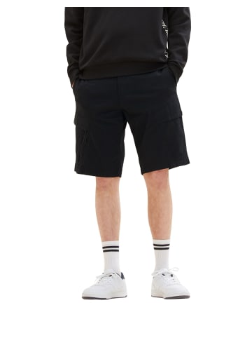 TOM TAILOR Denim Shorts in BLACK