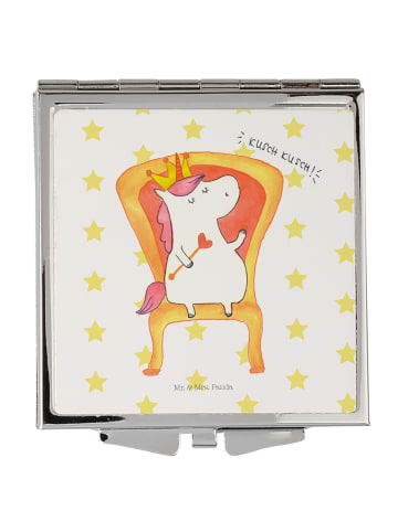Mr. & Mrs. Panda Schminkspiegel Einhorn Prinzessin ohne Spruch in Weiß