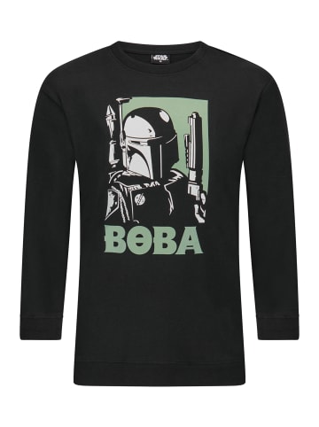 Star Wars Pullover Star Wars Boba Fett Sweatshirt in Schwarz