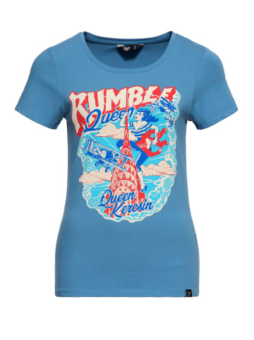 Queen Kerosin Queen Kerosin T-Shirt Rumble Queen in blau