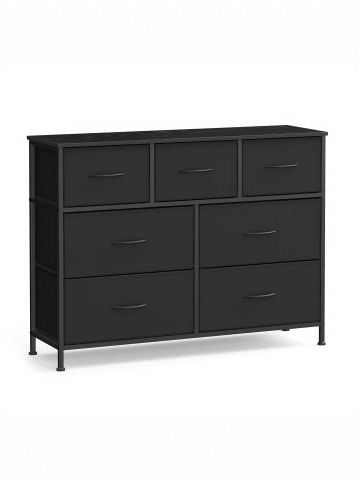 SONGMICS Kommode Bellah in Schwarz - (B)98.9 x (H)73.8 x (T)30 cm
