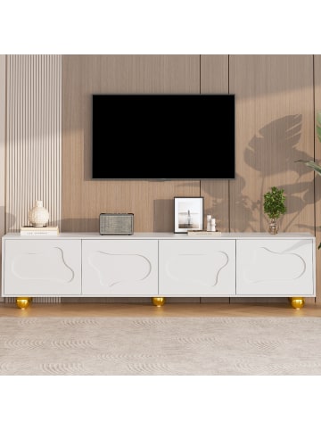 ABRIHOME Fernsehschrank TV Schrank in Wolkenform Geeignet für 75 Zoll 180*40*45cm 