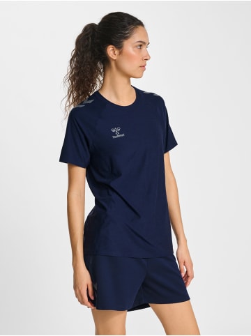 Hummel T-Shirt Hmlcima Damen in MARINE MELANGE