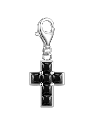 Rafaela Donata Charm Kreuz aus Sterling Silber mit Zirkonia in silber