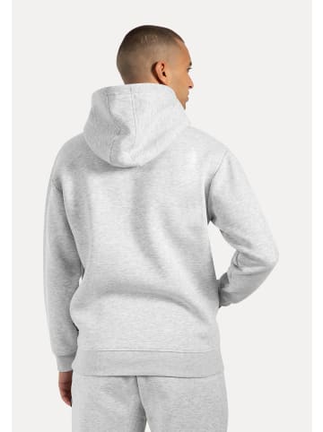 SMILODOX Hoodie Ilyas in Grau Melange