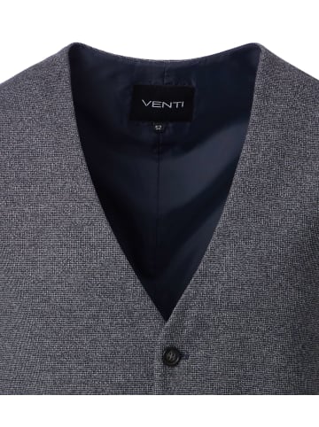 Venti Anzugweste in graues Mittelblau
