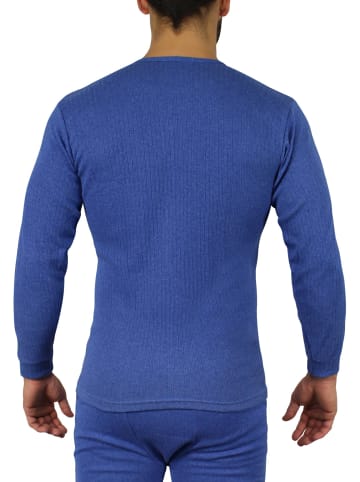 normani Herren Thermo-Unterhemd in Blau