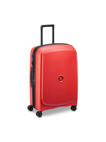 Delsey Belmont Plus 4-Rollen Trolley 70 cm in blasses rot