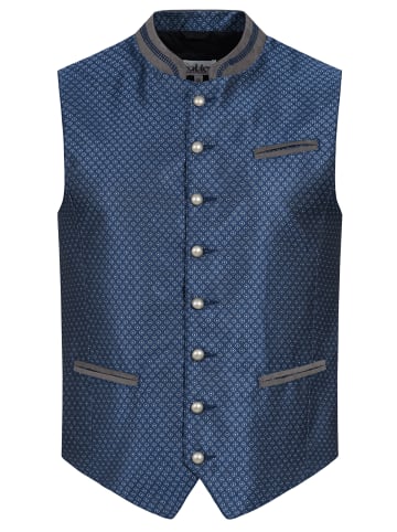 Nübler Trachtengilet Ebrahim in Blau