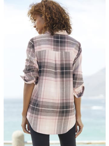 Buffalo Hemdbluse in rosa-schwarz kariert