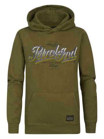 Petrol Industries Hoodie mit Aufdruck Tinley Park in Grün