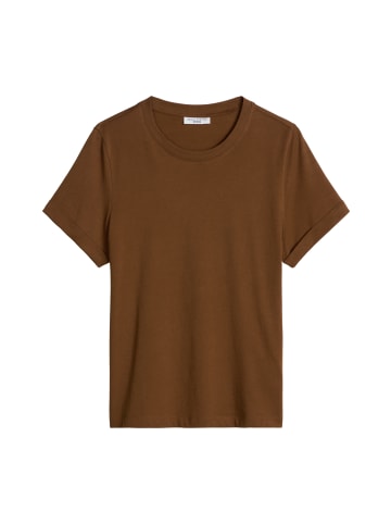Marc O'Polo DENIM T-Shirt relaxed in Umbra Brown