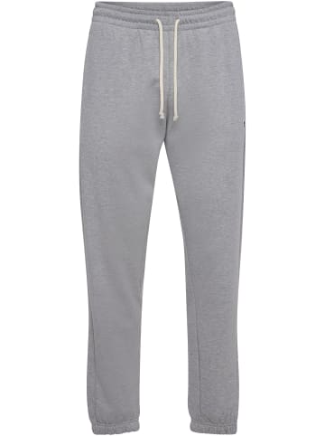 Hummel Jogginghose mit elastischem Bund und Logo in Grau