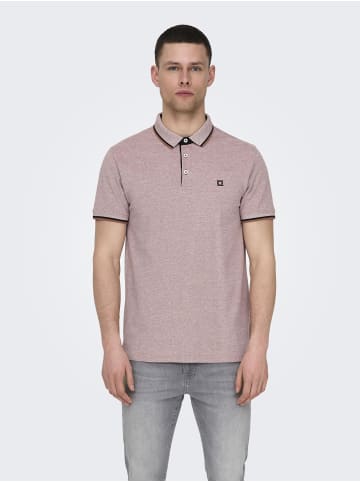 ONLY & SONS Polo in Copper Brown