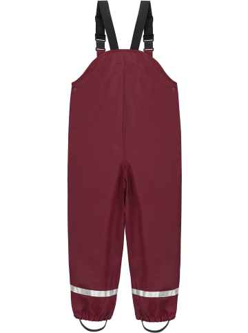 Normani Outdoor Sports Normani Outdoor Sports Baby Regenhose mit Hosenträgern 'Skjolden' in Bordeaux