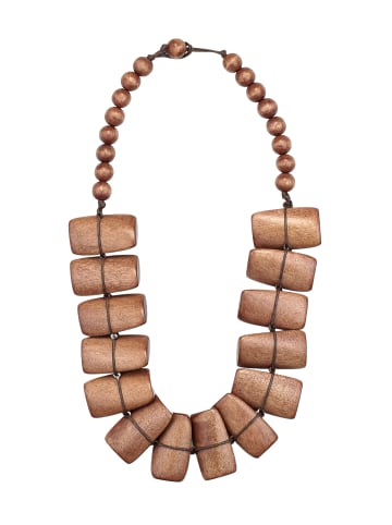 collezione alessandro Kurze Kette " Emma " in braun