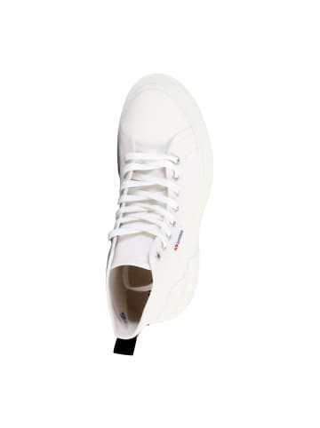 Superga Bubble Mid – Hoher Schnür-Sneaker Weiß