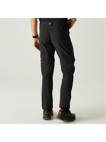 Regatta Zip Off Outdoorhose XERT Stretch Z/O Trousers Kurzgröße in Schwarz