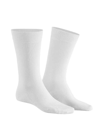 Hudson Socken Dry Cotton klimaregulierend in White
