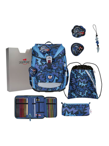 DerDieDas ErgoFlex Schulranzen-Set 5tlg. in Dark Dragon