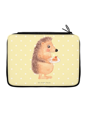 Mr. & Mrs. Panda Etui Igel Kuchenstück ohne Spruch in Gelb Pastell