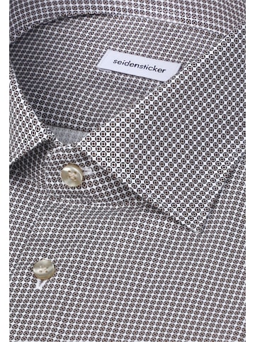 Seidensticker Business Hemd X-Slim in Beige