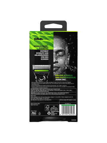 Gillette Nassrasierer "Labs" + 1 Ersatzklinge