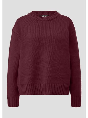 QS Strickpullover in 3900_bordeaux