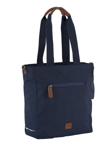 Camel Active AURUM Zip Tote Bag mit farbiger Stickerei in Dunkelblau