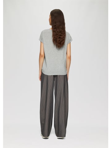 QS T-Shirt in 9400_grau meliert