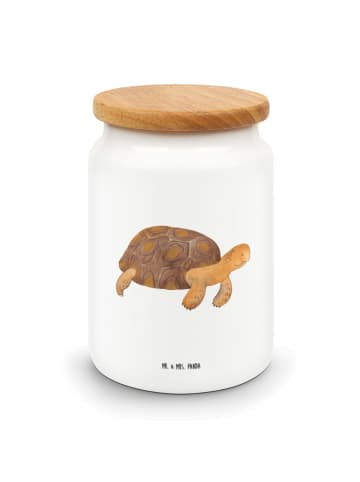 Mr. & Mrs. Panda Dose Schildkröte MHerzieren ohne Spruch in Weiß