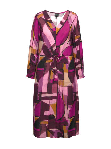 Ulla Popken Kleid in dunkle brombeere