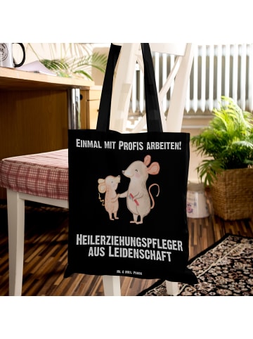 Mr. & Mrs. Panda Tote Bag Heilerziehungspfleger Leidenschaft mit... in Schwarz